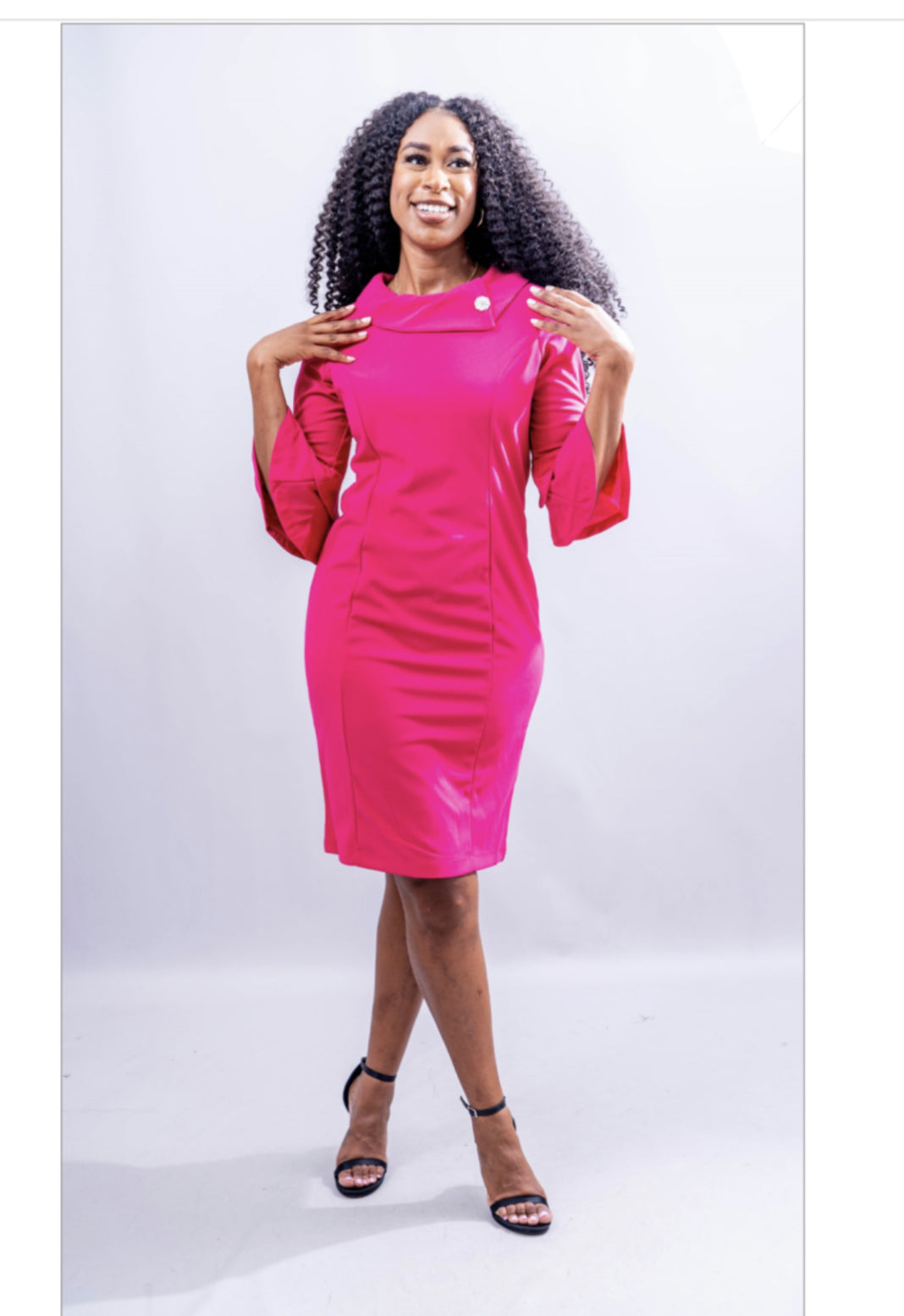 Allen Kay Double Bell Dress