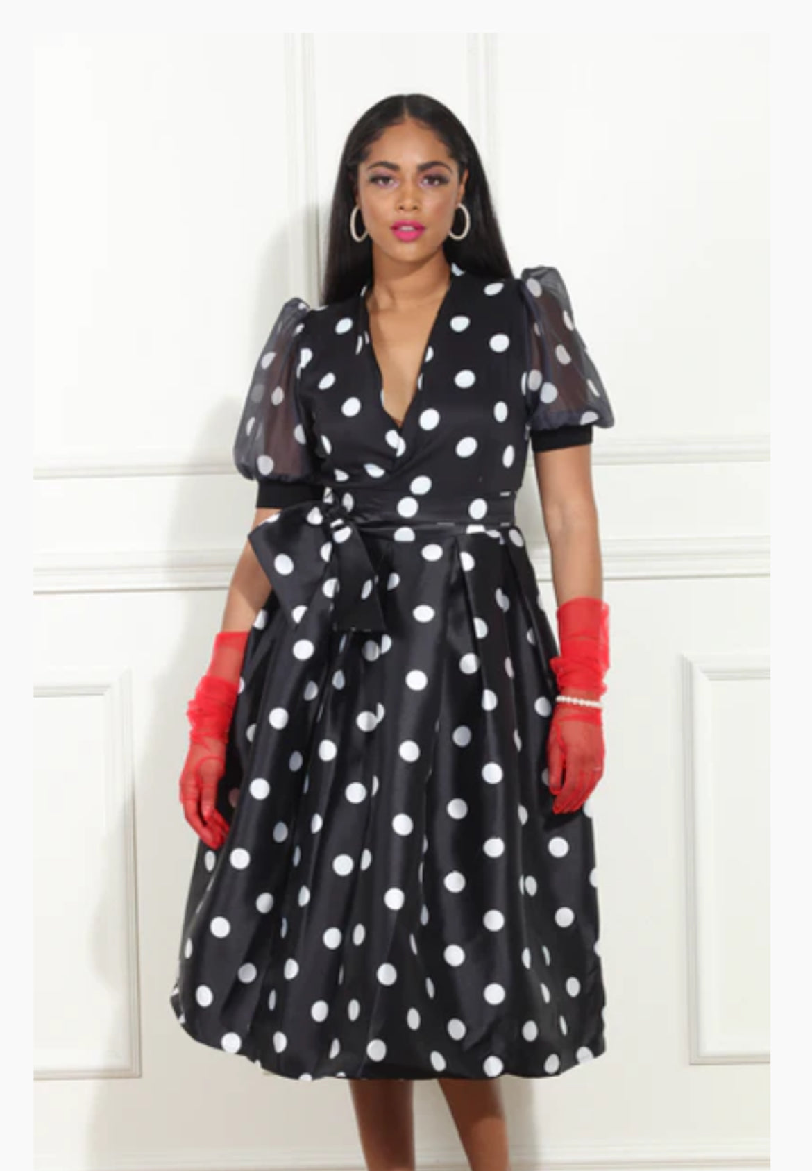 Lux Moda Dot Dress