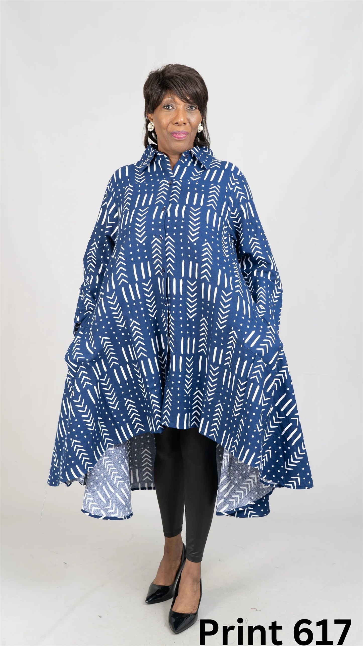 Navy Kara Chic Tunic Top