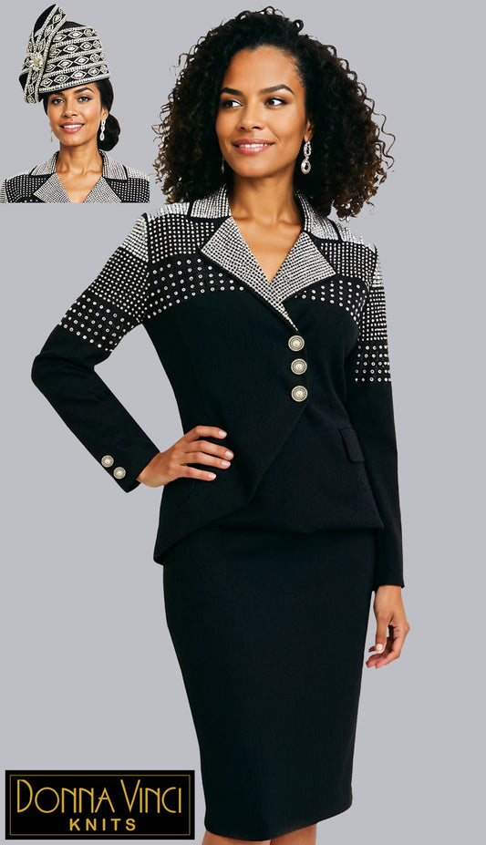 Donna Vinci Knit- 13465 Women's Church Suit